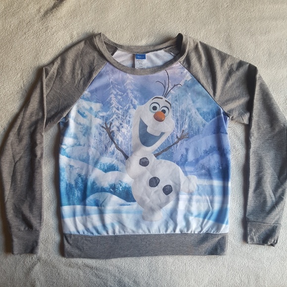 Disney Olaf Sweatshirt, sz Large - Picture 2 of 6
